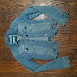 Hollister crop Jean Jacket